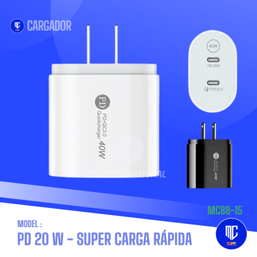 CARGADOR SUPER CARGA RAPIDA