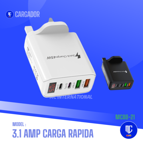 CARGADOR CARGA RAPIDA