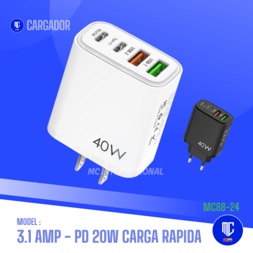 CARGADOR CARGA RAPIDA