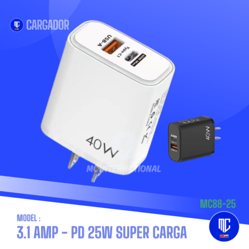 CARGADOR SUPER CARGA RAPIDA