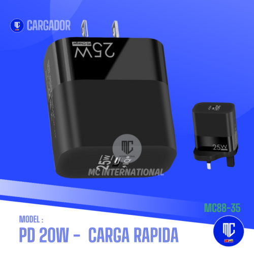 CARGADOR CARGA RAPIDA