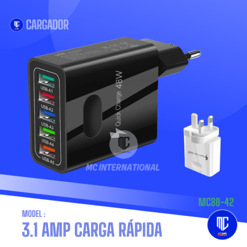 CARGADOR CARGA RAPIDA