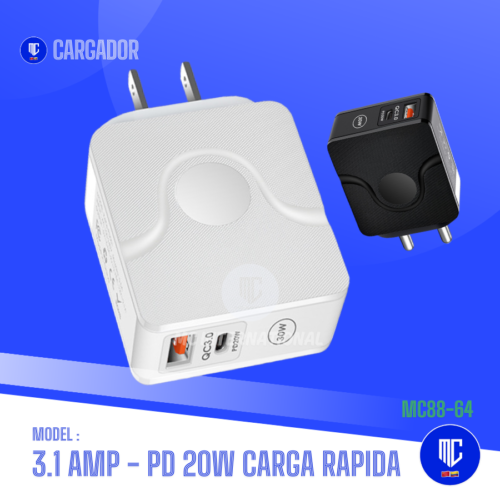 CARGADOR CARGA RAPIDA