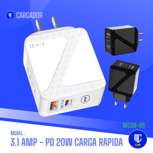 CARGADOR CARGA RAPIDA