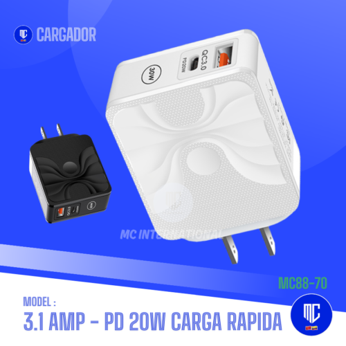 CARGADOR CARGA RAPIDA