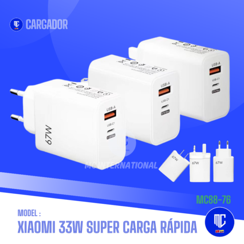 CARGADOR SUPER CARGA RAPIDA